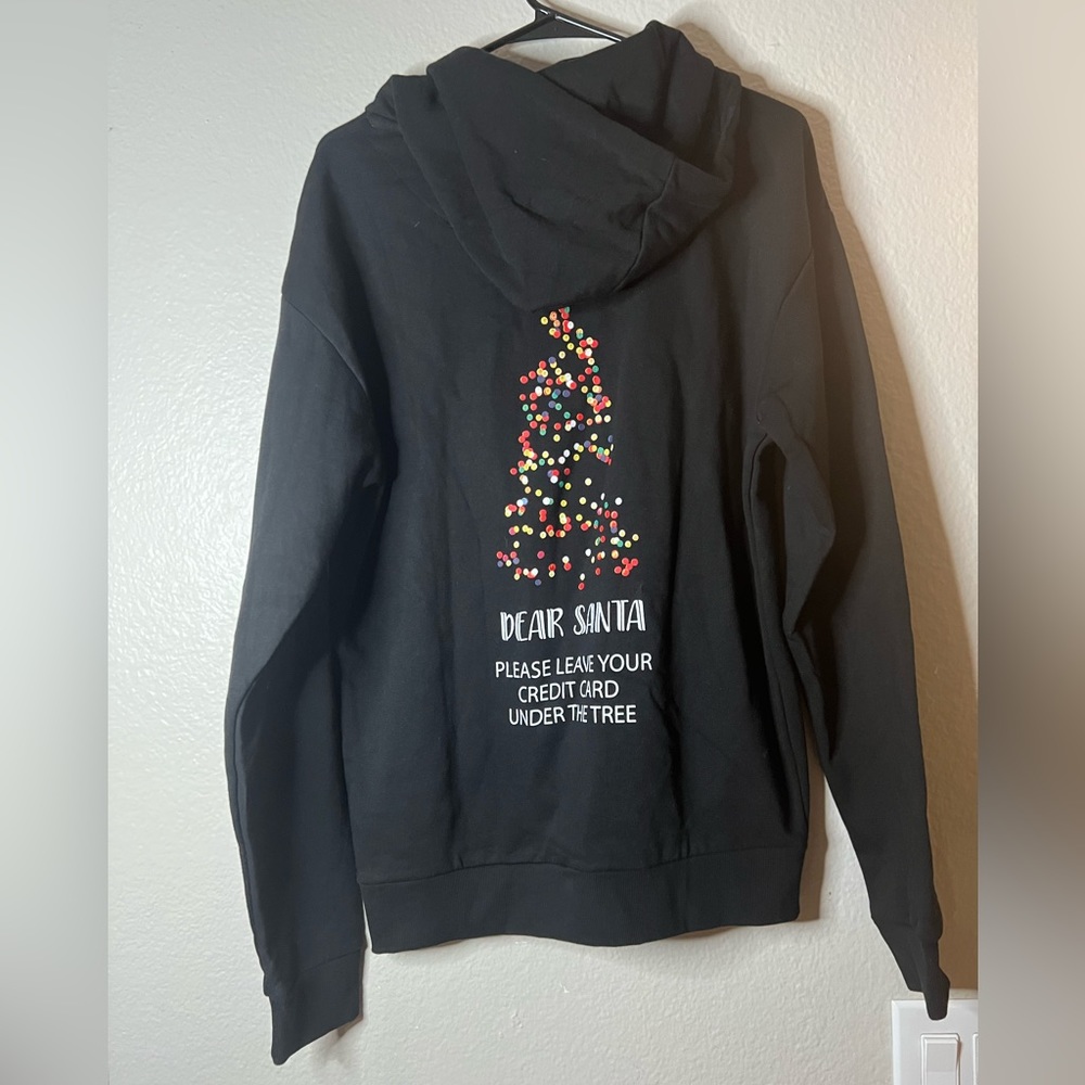 Denim & Flower Black Joy Ricky Singh Hoodie Sweatshirt Graphic Hoodie *NEW* L